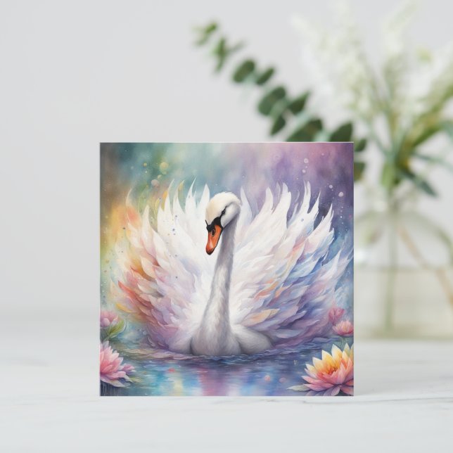 Rainbow Birds Swan 1 (Stehend Vorderseite)