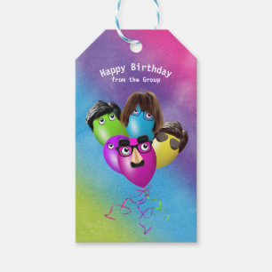Rainbow Birthday Balloons von der Gruppe Geschenkanhänger