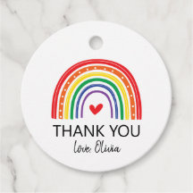 Rainbow Birthday Danke Ihnen für Tags