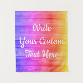 Rainbow Birthday Party Foto Booth Background Prop Wandteppich