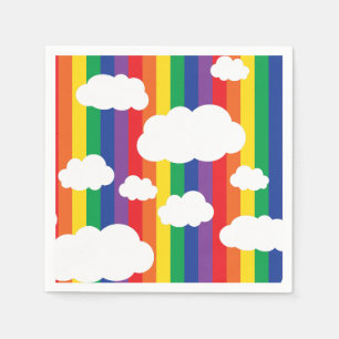 Rainbow Birthday Party Serviette