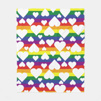 Rainbow Blanket Fleecedecke