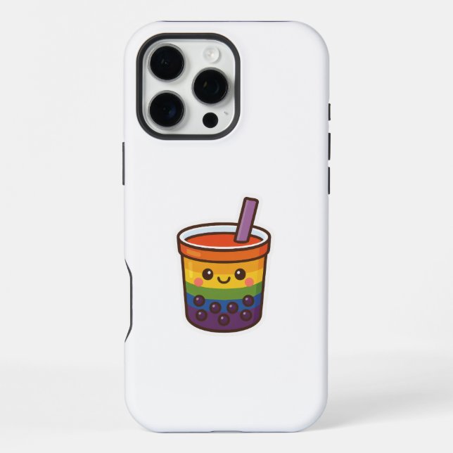 Rainbow-Blase-Tee LGBTQ+-Preis iPhone Hülle (Rückseite)