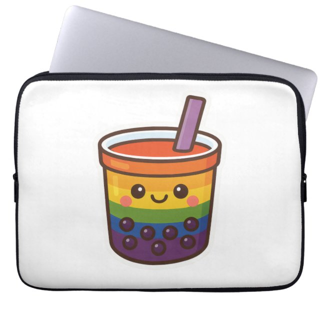 Rainbow-Blase-Tee LGBTQ+-Preis Laptopschutzhülle (Vorderseite)