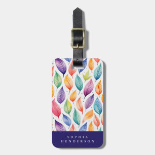 Rainbow-Blätter Gepäckmarke Gepäckanhänger