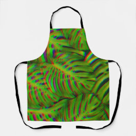 Rainbow-Blätter Schürze