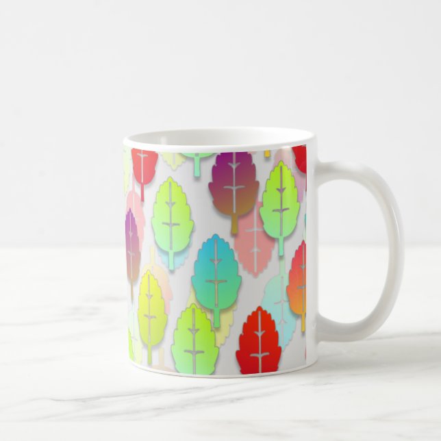 Rainbow-Blätter Tasse (Rechts)