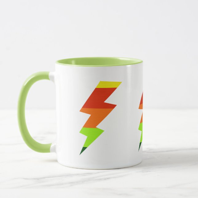Rainbow-Blitzschlag Tasse (Links)