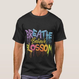 Rainbow Bloom Tee T-Shirt-Design