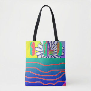 Rainbow Blue Floral
