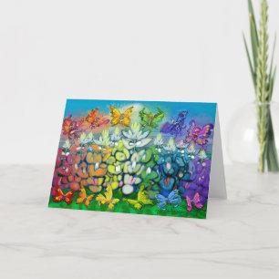 Rainbow Bluebonnets Karte