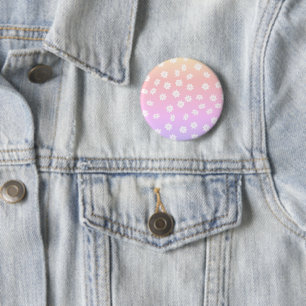 Rainbow-Blume Button