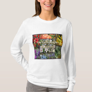 Rainbow Blume - Earth Laughs von Emerson T-Shirt
