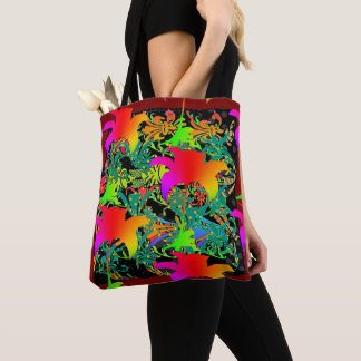Rainbow Blume Galore Tote Bag