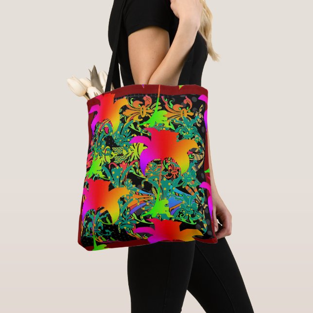 Rainbow Blume Galore Tote Bag (Von Nahem)