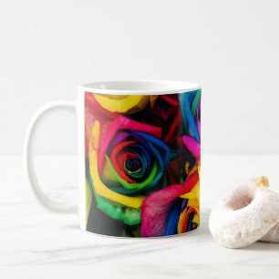 Rainbow-Blume Kaffeetasse