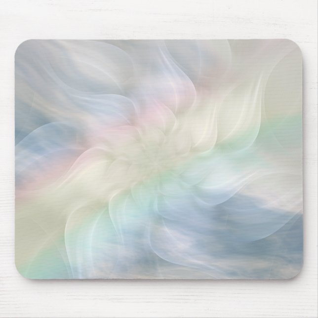 Rainbow Blume Mandala Mousepad (Vorne)