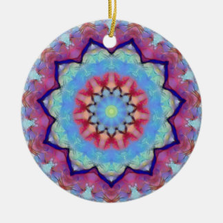Rainbow Blume Mandala Runde Ornamente
