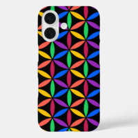 Rainbow Blume of Life Pattern Case-Mate iPhone Ca