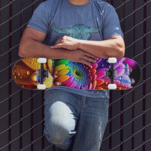 Rainbow-Blume Skateboard