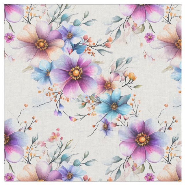 Rainbow-Blume Stoff (Nahaufnahme)