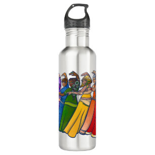 Rainbow Bly Dancer Art Bly Tanz Tanz Edelstahlflasche