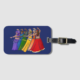 Rainbow Bly Dancer Art Bly Tanz Tanz Gepäckanhänger
