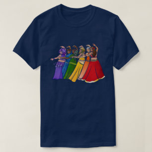 Rainbow Bly Dancer Art Bly Tanz Tanz T-Shirt