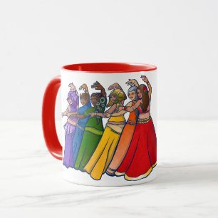 Rainbow Bly Dancer Art Bly Tanz Tanz Tasse