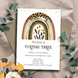 Rainbow Boho Einladung