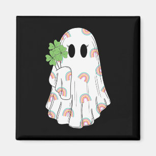 Rainbow Boo Kleeblatt Ghost St Patrick's Day Spook Magnet