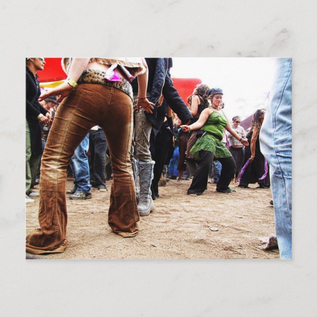 Rainbow Boogie Postkarte (Vorderseite)