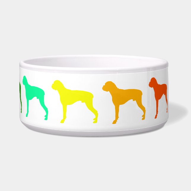 Rainbow Boxer Pet Bowl Napf (Rechts)