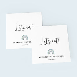 Rainbow Boy Baby Dusche Serviette