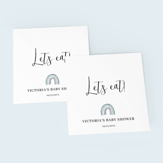 Rainbow Boy Baby Dusche Serviette (Von Creator hochgeladen)