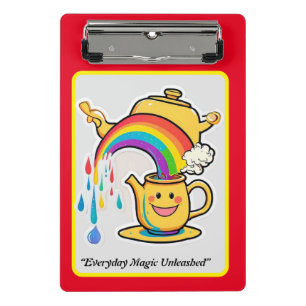 ‚Rainbow Brew‘ Mini Klemmbrett