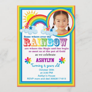 Rainbow-Bridday - Einladung Ihres Kindes zum Foto