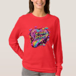 Rainbow Brides Maids Wedding Bachelorette Party T-Shirt<br><div class="desc">Rainbow Brides Maids Wedding Bachelorette Party T-Shirt Product Description Celebrate your wedding squad with this vibrant and playful "Bride Tribe" design. Perfect for bridesmaids at a bachelorette party or bridal shower, this graphic features a glowing rainbow heart surrounded by sweet icons like lollipops, diamonds, and shooting stars. Set against a...</div>
