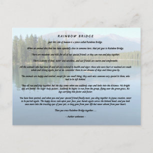 Rainbow Bridge 2 Postkarte