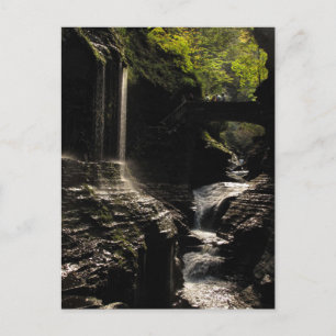 Rainbow Bridge bei Watkins Glen Postcard Postkarte
