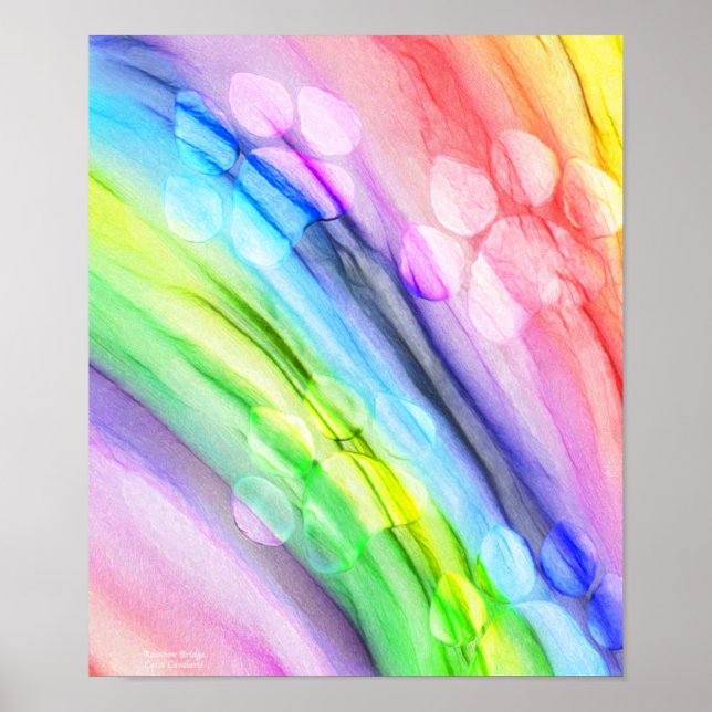 Rainbow Bridge Dogs Fine Art Poster/Print Poster (Vorne)