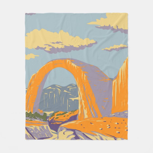 Rainbow Bridge Fleecedecke (Vorderseite)