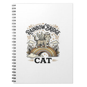 Rainbow Bridge Katze Katze Gedenk Rainbow Bridge V Notizblock