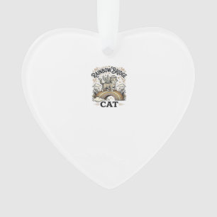 Rainbow Bridge Katze Katze Gedenk Rainbow Bridge V Ornament