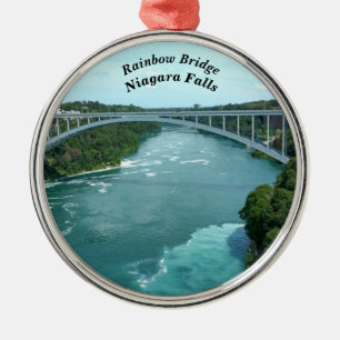Rainbow Bridge, Niagara Falls Silbernes Ornament