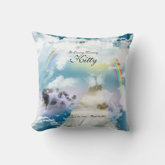 Rainbow Bridge Pet Cat Memorial Kissen