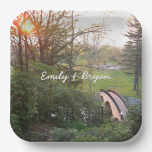 Rainbow Bridge Sunset an der Grove City Uni Pappteller