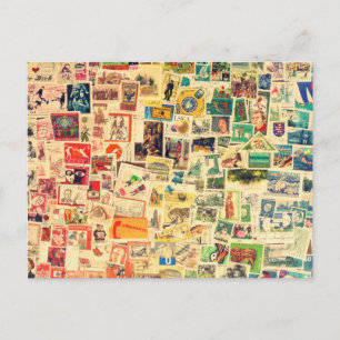 Rainbow-Briefmarke Postkarte