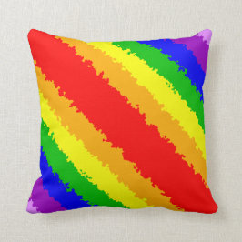 Rainbow Bright und farbig Kissen