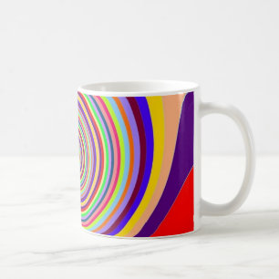 Rainbow-Brillenspieß, Psychedelic-Pop-Bonbons Kaffeetasse